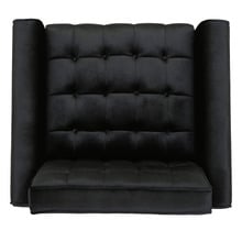 Bartos Button-Tufted Velvet Armchair